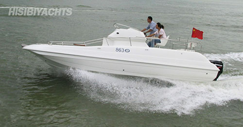 深圳海斯比钓鱼艇 波贝PB765型休闲钓鱼艇